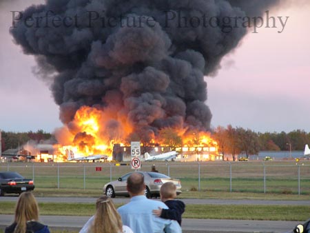 Yankee Air Museum Fire i
